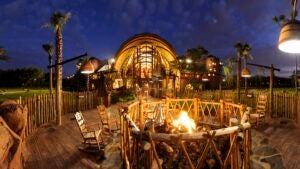 bonfire at Disney Animal Kingdom Lodge